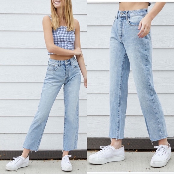 Brandy Melville Denim - John Galt High Waist Straight Leg Jeans Size S